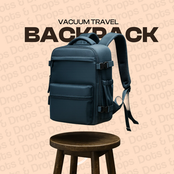 Vacuum Travel Backpack with Manual Pump