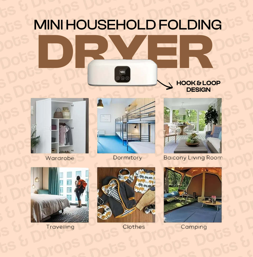 Portable Mini Household Folding Dryer